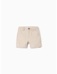 Short chino midi en coton dobby  - vertbaudet enfant
