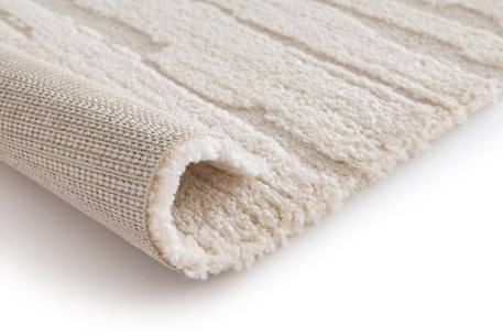 Tapis avec effet relief doux et confortable inuk Beige sable 4 - vertbaudet enfant 