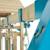 Bras de portique balançoire double avec sièges skywood bois fsc® Marron - bleu 3 - vertbaudet enfant 
