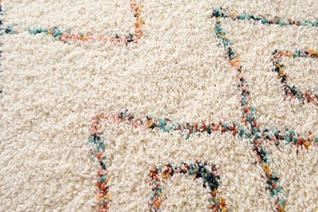 Tapis shaggy design doux et volumineux harlequin Beige sable 6 - vertbaudet enfant 