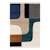 Tapis à franges doux et raffiné odyssey Palette colorée 1 - vertbaudet enfant 
