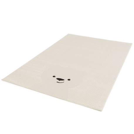 Tapis enfant super doux ourson Beige sable+Blanc pur 11 - vertbaudet enfant 