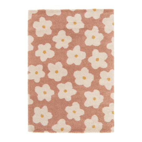 Tapis enfant épais et confortable fleurs Jaune naturel+Rose poudrée+Vert naturel 7 - vertbaudet enfant 