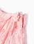 Jupe-short en coton avec motif floral et nœud Rose clair 3 - vertbaudet enfant 