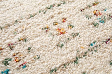 Tapis shaggy ethnique doux et volumineux bloom Beige sable 4 - vertbaudet enfant 