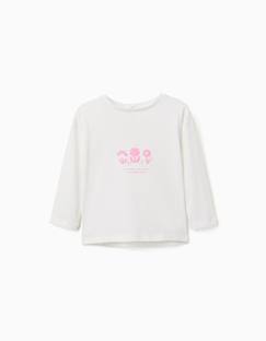 -T-shirt à manches longues et imprimé en relief