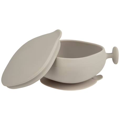Bol à ventouse et couvercle Beige+Bleu+Rose 1 - vertbaudet enfant 