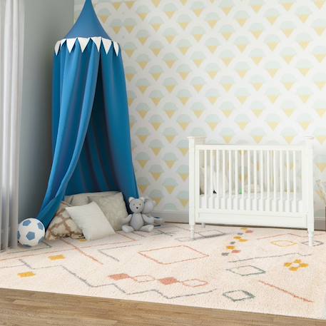 Tapis enfant épais et confortable agadir Beige sable 2 - vertbaudet enfant 