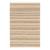 Tapis rayé fait main en laine et jute raj Beige sable+Rose poudrée 1 - vertbaudet enfant 