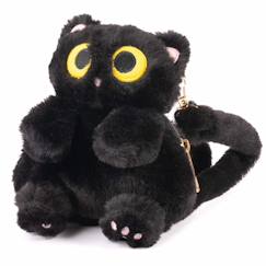 Jouet-Jeux d'imitation-Mini sac à dos portefeuille enfant chat peluche