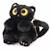 Mini sac à dos portefeuille enfant chat peluche Noir 1 - vertbaudet enfant 