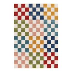 Linge de maison et décoration-Décoration-Tapis-Tapis enfant intérieur extérieur multi carreaux