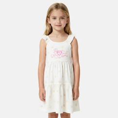 Robe  fille  à bretelles volantées  - vertbaudet enfant