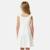 Robe  fille  à bretelles volantées Blanc+Bleu+Rosatre 2 - vertbaudet enfant 