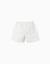 Short en sergé avec broderie anglaise Beige clair 2 - vertbaudet enfant 