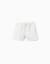 Short en sergé avec broderie anglaise Beige clair 1 - vertbaudet enfant 