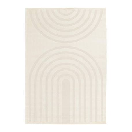 Tapis doux et confortable et graphique arch Beige sable 1 - vertbaudet enfant 