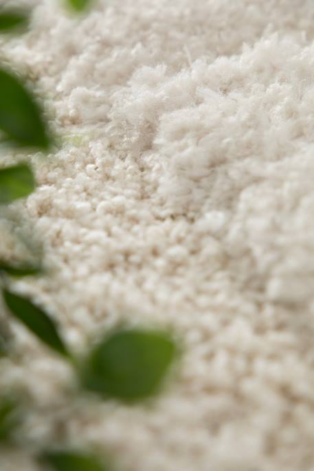 Tapis shaggy épais en polyester recyclé avec relief arcadia Beige sable 6 - vertbaudet enfant 