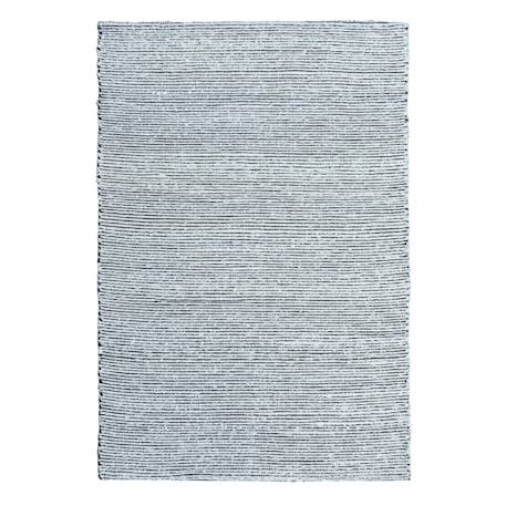 Tapis en coton recyclé tissé à la main bartolo Gris minéral 1 - vertbaudet enfant 