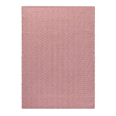 Tapis en fibres recyclées tissé à la main pessoa Bleu naturel+Gris minéral+Rose poudrée 13 - vertbaudet enfant 