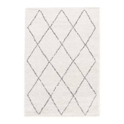Linge de maison et décoration-Décoration-Tapis-Tapis shaggy ethnique tissé doux et volumineux nomad