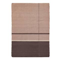 Linge de maison et décoration-Décoration-Tapis en fibres recyclées tissé à la main leonor