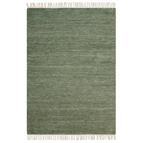 Tapis en coton recyclé tissé à la main amalia Brun naturel+Rose poudrée+Vert naturel 13 - vertbaudet enfant 