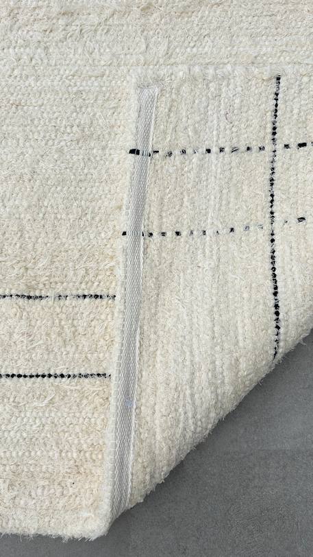 Tapis en coton recyclé tissé à la main vasco Beige sable 4 - vertbaudet enfant 