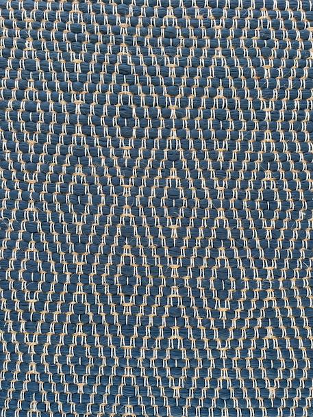 Tapis en fibres recyclées tissé à la main pessoa Bleu naturel+Gris minéral+Rose poudrée 5 - vertbaudet enfant 