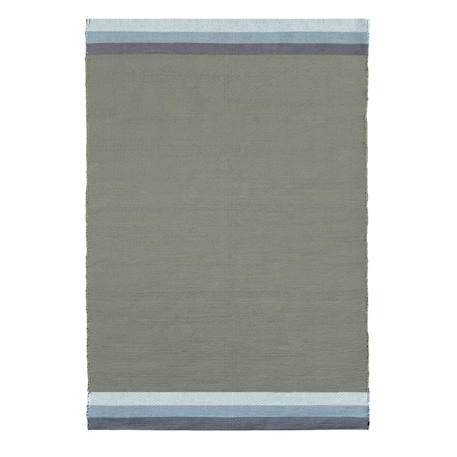 Tapis en coton recyclé tissé à la main fado Beige sable+Vert naturel 7 - vertbaudet enfant 