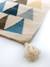 Tapis enfant en laine triangles Bleu naturel 3 - vertbaudet enfant 