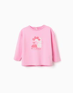 -T-shirt à manches longues et imprimé en relief