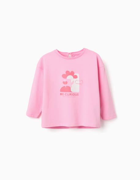 Bébé-T-shirt à manches longues et imprimé en relief