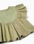 T-shirt en coton à manches volantées Beige clair+Vert foncé 6 - vertbaudet enfant 