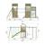 Aire de jeux xxl double tours camélée bois fsc® Marron - bleu - vert 5 - vertbaudet enfant 
