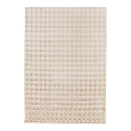 Tapis effet 3d ultra doux kumo Beige sable 1 - vertbaudet enfant 