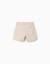Short chino midi en sergé avec poches Beige clair+Bleu foncé 2 - vertbaudet enfant 