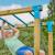 Barre pont de singe pour aire de jeux skywood bois fsc® Marron - bleu - vert 6 - vertbaudet enfant 