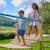 Aire de jeux xxl kumquat bois fsc® Marron - bleu - vert 4 - vertbaudet enfant 