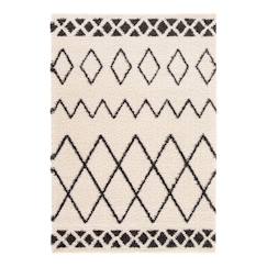Linge de maison et décoration-Décoration-Tapis-Tapis shaggy doux à poils longs oeko-tex beldi