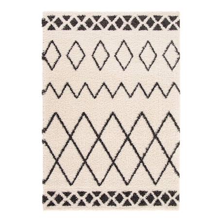 Tapis shaggy doux à poils longs oeko-tex beldi Beige sable 1 - vertbaudet enfant 
