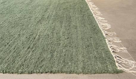 Tapis en coton recyclé tissé à la main amalia Brun naturel+Rose poudrée+Vert naturel 18 - vertbaudet enfant 