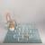 Tapis enfant doux et ludique marelle Bleu naturel 2 - vertbaudet enfant 