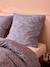 Taie d'oreiller percale de coton 'abélie' Bleu 1 - vertbaudet enfant 