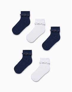 Pack 5 paires de chaussettes avec crochet  - vertbaudet enfant