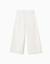 Pantalon large en sergé avec broderie anglaise Beige clair 2 - vertbaudet enfant 