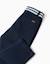 Pantalon chino slim en sergé avec bande rayée Bleu 4 - vertbaudet enfant 