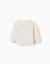 Cardigan en maille de coton à point de lien b&s Beige clair 2 - vertbaudet enfant 