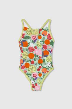Maillot de bain fille imprimé fruits  - vertbaudet enfant