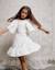 Robe en coton à manches cape et ceinture Blanc 2 - vertbaudet enfant 